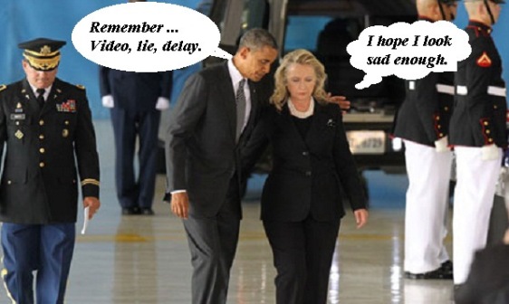 Barack Obama and Hillary Clinton, Libya